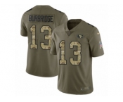 Youth Nike San Francisco 49ers #13 Aaron Burbridge Limited Olive Camo 2017 Salute to Service NFL Jersey