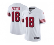 Youth Nike San Francisco 49ers #18 Dante Pettis White Rush Stitched NFL Vapor Untouchable Limited Jersey Youth Nike San Francisco 49ers #18 Dante Pettis White Rush Stitched NFL Vapor Untouchable Limited Jersey