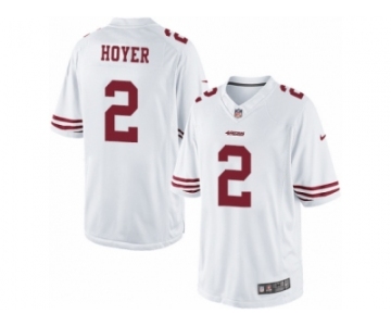 Youth Nike San Francisco 49ers #2 Brian Hoyer Limited White NFL Jersey