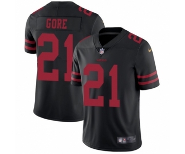 Youth Nike San Francisco 49ers #21 Frank Gore Black Vapor Untouchable Limited Player NFL Jersey