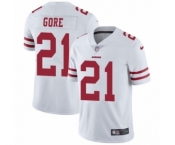 Youth Nike San Francisco 49ers #21 Frank Gore White Vapor Untouchable Limited Player NFL Jersey