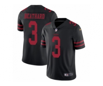 Youth Nike San Francisco 49ers #3 C. J. Beathard Vapor Untouchable Limited Black NFL Jersey