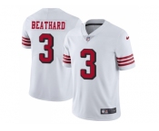 Youth Nike San Francisco 49ers #3 C.J. Beathard White Rush Stitched NFL Vapor Untouchable Limited Jersey