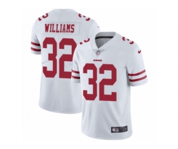 Youth Nike San Francisco 49ers #32 Joe Williams White Vapor Untouchable Limited Player NFL Jersey
