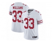 Youth Nike San Francisco 49ers #33 Joe Williams Vapor Untouchable Limited White NFL Jersey
