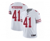 Youth Nike San Francisco 49ers #41 Ahkello Witherspoon Vapor Untouchable Limited White NFL Jersey