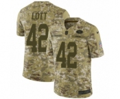 Youth Nike San Francisco 49ers #42 Ronnie Lott Limited Camo 2018 Salute to Service NFL Jersey Youth Nike San Francisco 49ers #42 Ronnie Lott Limited Camo 2018 Salute to Service NFL Jersey