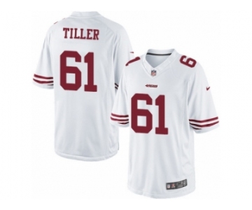 Youth Nike San Francisco 49ers #61 Andrew Tiller Limited White NFL Jersey