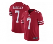 Youth Nike San Francisco 49ers #7 Matt Barkley Vapor Untouchable Limited Red Team Color NFL Jersey
