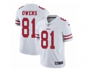 Youth Nike San Francisco 49ers #81 Terrell Owens Vapor Untouchable Limited White NFL Jersey