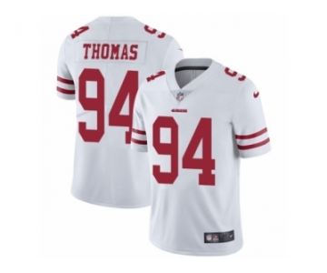 Youth Nike San Francisco 49ers #94 Solomon Thomas Vapor Untouchable Limited White NFL Jersey