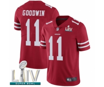 Youth San Francisco 49ers #11 Marquise Goodwin Red Team Color Vapor Untouchable Limited Player Super Bowl LIV Bound Football Jersey