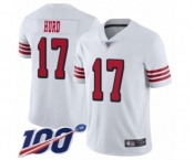 Youth San Francisco 49ers #17 Jalen Hurd Limited White Rush Vapor Untouchable 100th Season Football Jersey