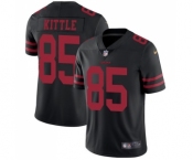 Youth San Francisco 49ers #85 George Kittle Black Vapor Untouchable Limited Player Football Jersey