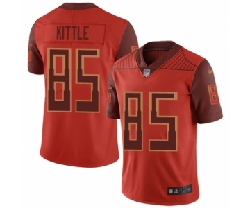 Youth San Francisco 49ers #85 George Kittle Limited Red City Edition Football Jersey