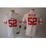 nike youth nfl jerseys san francisco 49ers #52 willis red[nike limited]