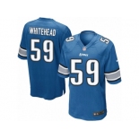 Men's Nike Detroit Lions #59 Tahir Whitehead Game Light Blue Team Color NFL Jersey