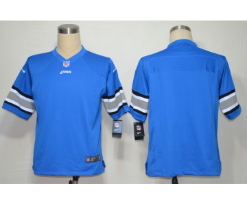 nike nfl jerseys detroit lions blank blue[game]