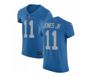 Nike Detroit Lions #11 Marvin Jones Jr Blue Throwback Men Stitched NFL Vapor Untouchable Elite Jersey