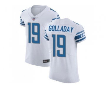 Nike Detroit Lions #19 Kenny Golladay White Men Stitched NFL Vapor Untouchable Elite Jersey