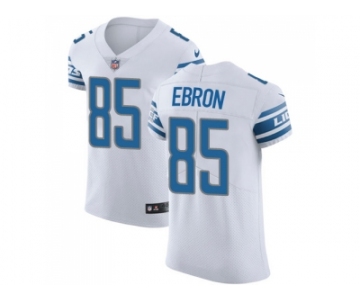 Nike Detroit Lions #85 Eric Ebron White Men Stitched NFL Vapor Untouchable Elite Jersey