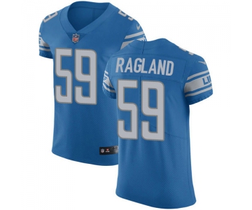 Nike Lions #59 Reggie Ragland Blue Team Color Men's Stitched NFL Vapor Untouchable Elite Jersey