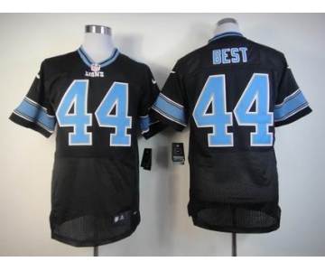 nike nfl jerseys detroit lions #44 jahvid best black[Elite]