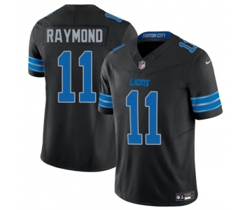 Men's Detroit Lions #11 Kalif Raymond Black 2024 F.U.S.E. 2nd Alternate Vapor Limited Football Stitched Jersey
