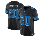 Men's Detroit Lions #20 Barry Sanders Black 2024 F.U.S.E. 2nd Alternate Vapor Limited Stitched Jersey