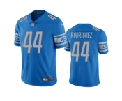 Men's Detroit Lions #44 Malcolm Rodriguez Blue Vapor Untouchable Limited Stitched Jersey