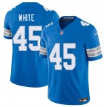 Men's Detroit Lions #45 Devin White Blue 2026 F.U.S.E. Vapor Limited Football Stitched Jersey Men's Detroit Lions #45 Devin White Blue 2026 F.U.S.E. Vapor Limited Football Stitched Jersey