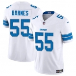 Men's Detroit Lions #55 Derrick Barnes White 2025 F.U.S.E. Vapor Limited Football Stitched Game Jersey Men's Detroit Lions #55 Derrick Barnes White 2025 F.U.S.E. Vapor Limited Football Stitched Game Jersey