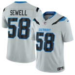Men's Detroit Lions #58 Penei Sewell Silver 2026 F.U.S.E. Rivalries Collection Limited Football Stitched Jersey Men's Detroit Lions #58 Penei Sewell Silver 2026 F.U.S.E. Rivalries Collection Limited Football Stitched Jersey