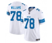 Men's Detroit Lions #78 Tyleik Williams White 2025 Draft F.U.S.E. Vapor Limited Football Stitched Jersey