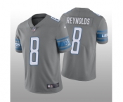 Men's Detroit Lions #8 Josh Reynolds Grey Vapor Untouchable Limited Stitched Jersey