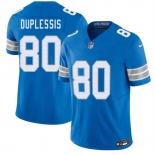 Men's Detroit Lions #80 Kyre Duplessis Blue 2026 F.U.S.E. Vapor Limited Football Stitched Jersey Men's Detroit Lions #80 Kyre Duplessis Blue 2026 F.U.S.E. Vapor Limited Football Stitched Jersey