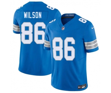 Men's Detroit Lions #86 Cedrick Wilson Blue 2026 F.U.S.E. Vapor Limited Football Stitched Jersey