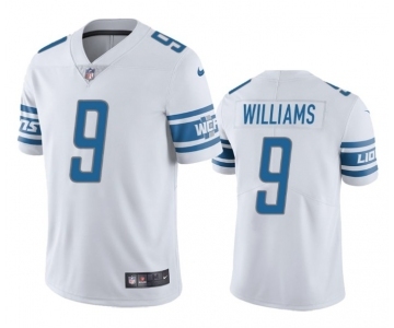 Men's Detroit Lions #9 Jameson Williams White Vapor Untouchable Limited Stitched Jersey