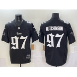Men's Detroit Lions #97 Aidan Hutchinson Black 2025 F.U.S.E. 'Gothic Motor Grit Edition' Vapor Limited Stitched Football Jersey Men's Detroit Lions #97 Aidan Hutchinson Black 2025 F.U.S.E. 'Gothic Motor Grit Edition' Vapor Limited Stitched Football Jersey