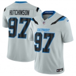 Men's Detroit Lions #97 Aidan Hutchinson Silver 2026 F.U.S.E. Rivalries Collection Limited Football Stitched Jersey Men's Detroit Lions #97 Aidan Hutchinson Silver 2026 F.U.S.E. Rivalries Collection Limited Football Stitched Jersey