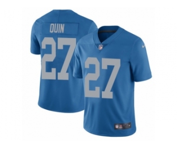 Men's Nike Detroit Lions #27 Glover Quin Vapor Untouchable Limited Blue Alternate NFL Jersey