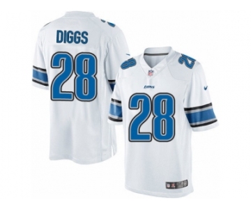 Men's Nike Detroit Lions #28 Quandre Diggs Limited White NFL Jersey