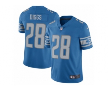 Men's Nike Detroit Lions #28 Quandre Diggs Vapor Untouchable Limited Light Blue Team Color NFL Jersey