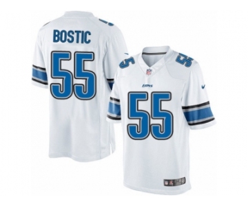 Men's Nike Detroit Lions #55 Jon Bostic Limited White NFL Jersey