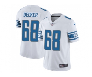 Nike Detroit Lions #68 Taylor Decker White Men's Stitched NFL Limited Jersey