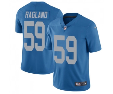 Nike Lions #59 Reggie Ragland Blue Throwback Men's Stitched NFL Vapor Untouchable Limited Jersey