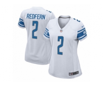 Women Nike Detroit Lions #2 Kasey Redfern Game White NFL Jersey