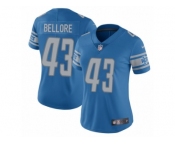 Women Nike Detroit Lions #43 Nick Bellore Blue Team Color Vapor Untouchable Limited Player NFL Jersey