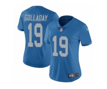 Women's Nike Detroit Lions #19 Kenny Golladay Limited Blue Alternate Vapor Untouchable NFL Jersey