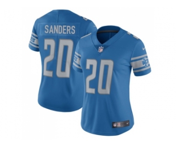 Women's Nike Detroit Lions #20 Barry Sanders Light Blue Team Color Stitched NFL Limited Jersey